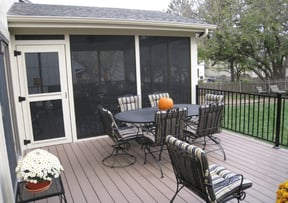 Deck with furniture | Berkeley Exteriors