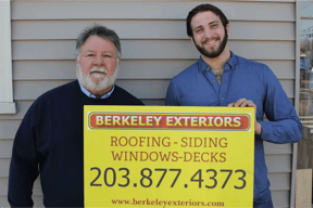 Mike and Chris Lofaro Berkeley Exteriors w sign