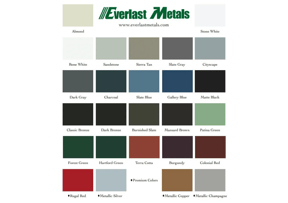 Everlast Metal Roofing Colors | Berkeley Exteriors