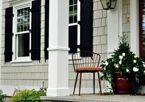 Hardie Siding Shingles porch | Berkeley Exteriors