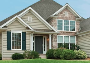 Mastic Charleston Beaded Vinyl Siding Wicker | Berkeley Exteriors