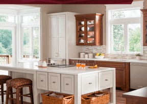 Simonton Windows 5500 Reflection Kitchen island | Berkeley Exteriors